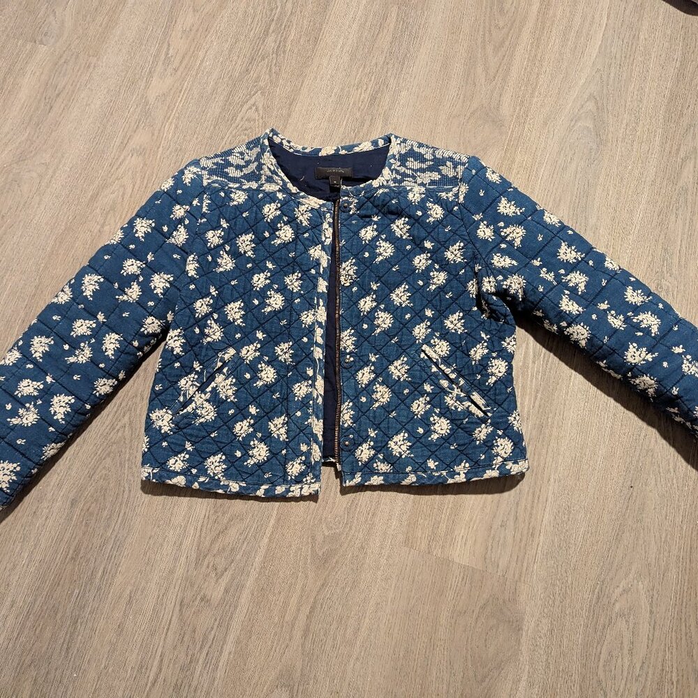 J crew size 12 used quilted jacket